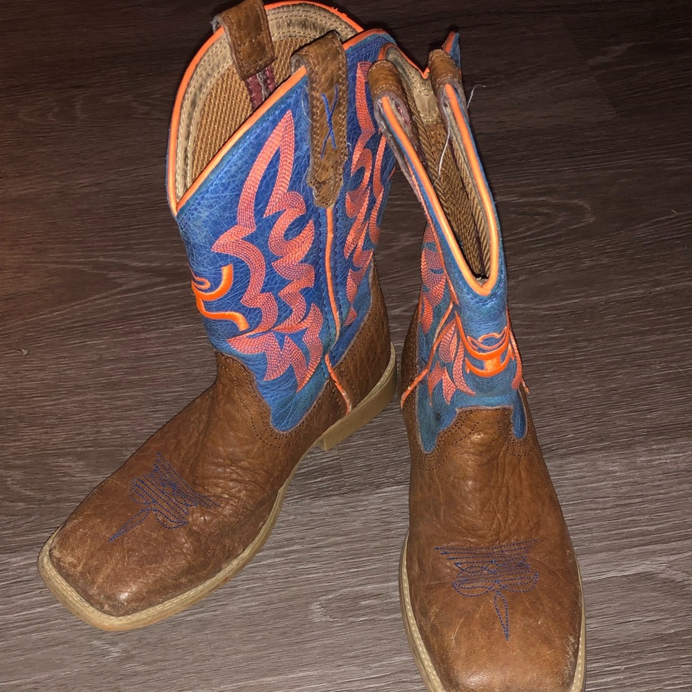 Hooey Twisted X Boys Square Toe Boots